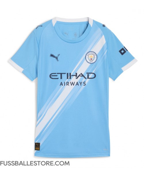 Günstige Manchester City Oscar Bobb #52 Heimtrikot Damen 2025-26 Kurzarm Günstige Manchester City Oscar Bobb #52 Heimtrikot Damen 2025-26 Kurzarm